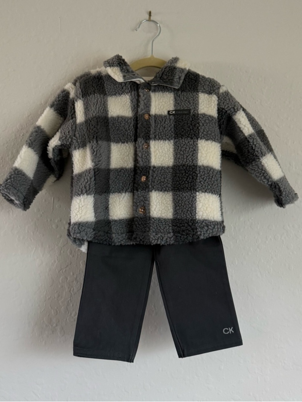 Calvin Klein Gray & White 3 Piece Set